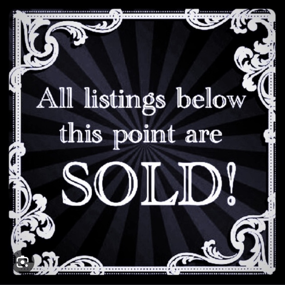 Decorative Sold Sign - Elegant Black and White Store Display